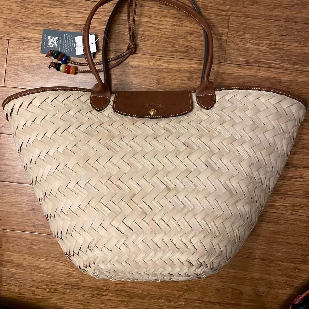 BNWT XL Longchamp Beach Tote - Picture 2 of 9